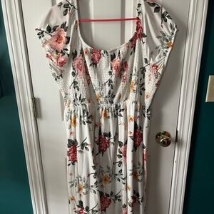 Floral Print Maternity Dress